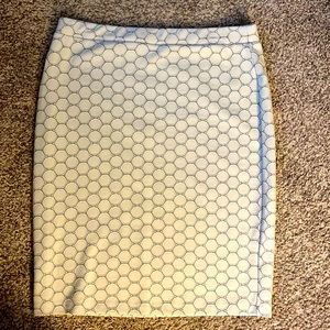 Black and white work skirt - Leota Size L